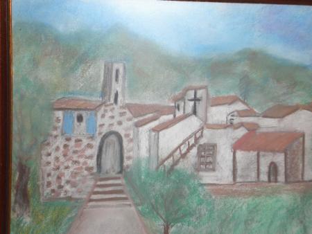 une de mes 1er oeuvre  pastel  1995