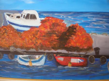 peinture a  l'huile  les  filets  concours  septebre  2006