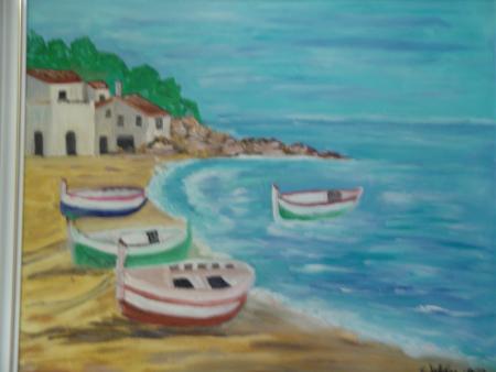 Marine un  coin de cadaques