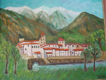                                      Vieux  village  pyrénéen