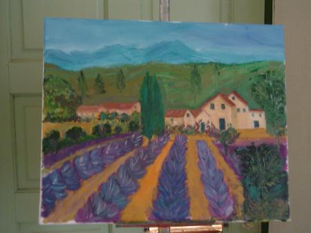                                     Le village aux  lavandes