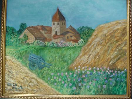                                        Les  meules de foin