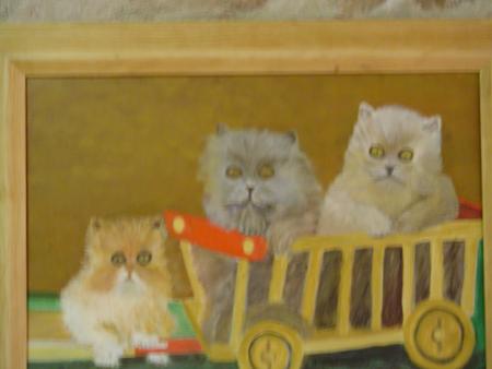 Les trois chatons  vendu