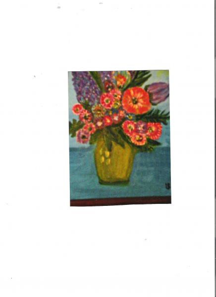 Nature morte  bouquet  multicolore