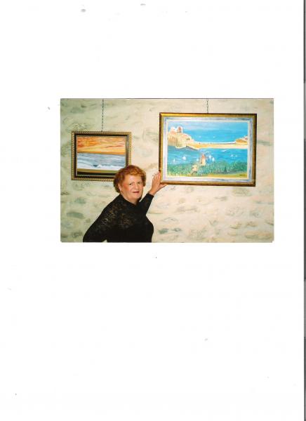 moi  lors de mon exposition    fevrier  2005
